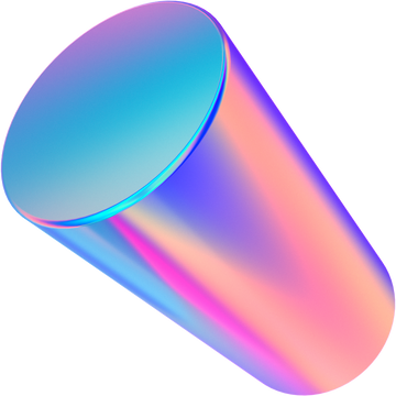 3D Gradients Oversaturated Rainbow Color